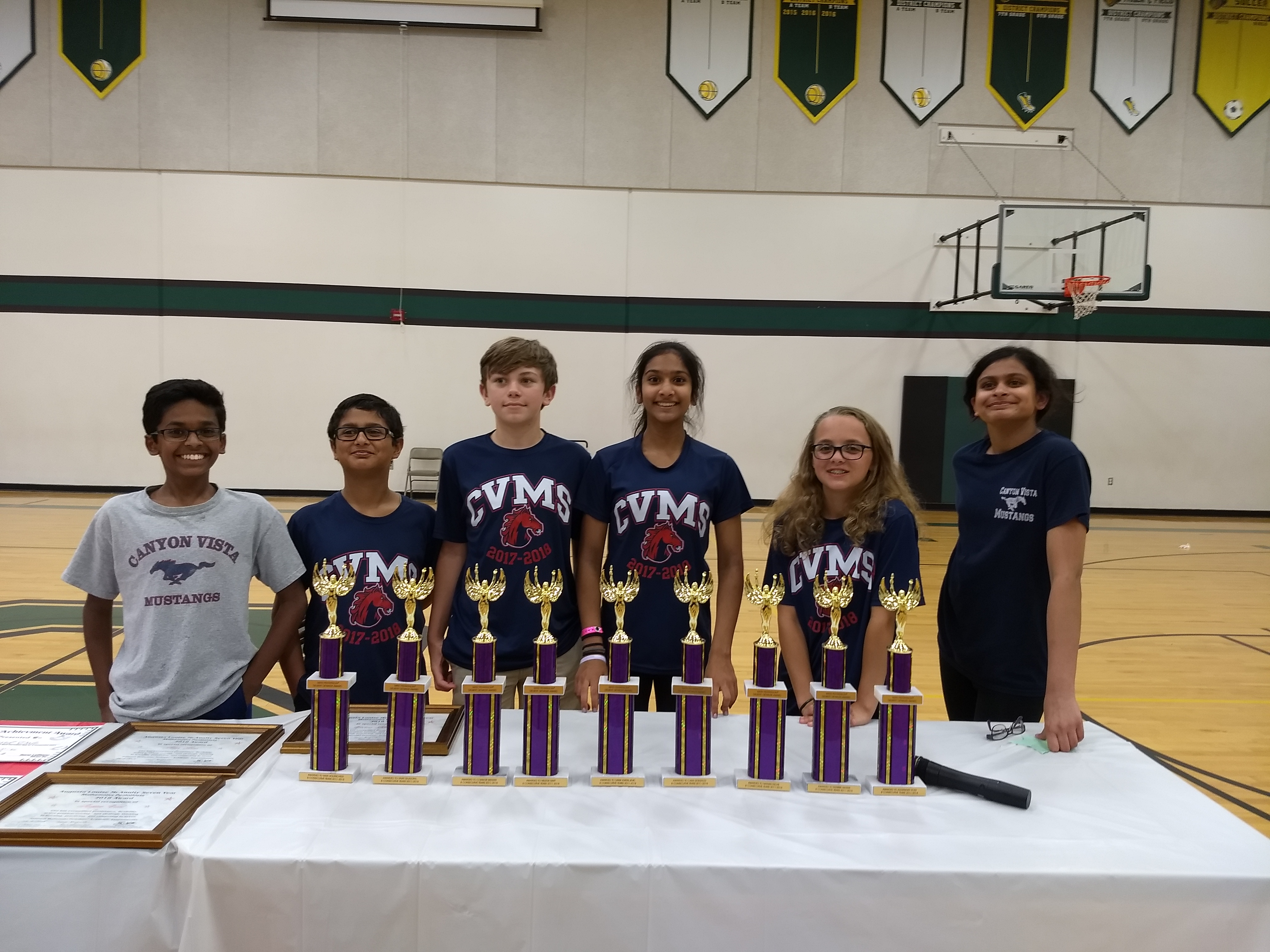 CVMS Success at Math Pentathlon Tournament